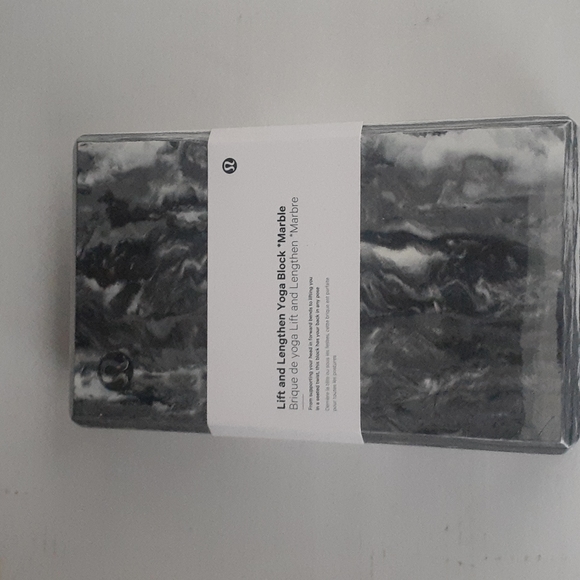 lululemon athletica Other - Lululemon Lift and Lengthen Yoga Block Black Marble